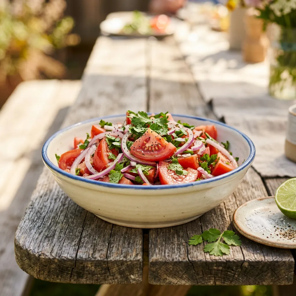 Chilean Tomato and Onion Salad