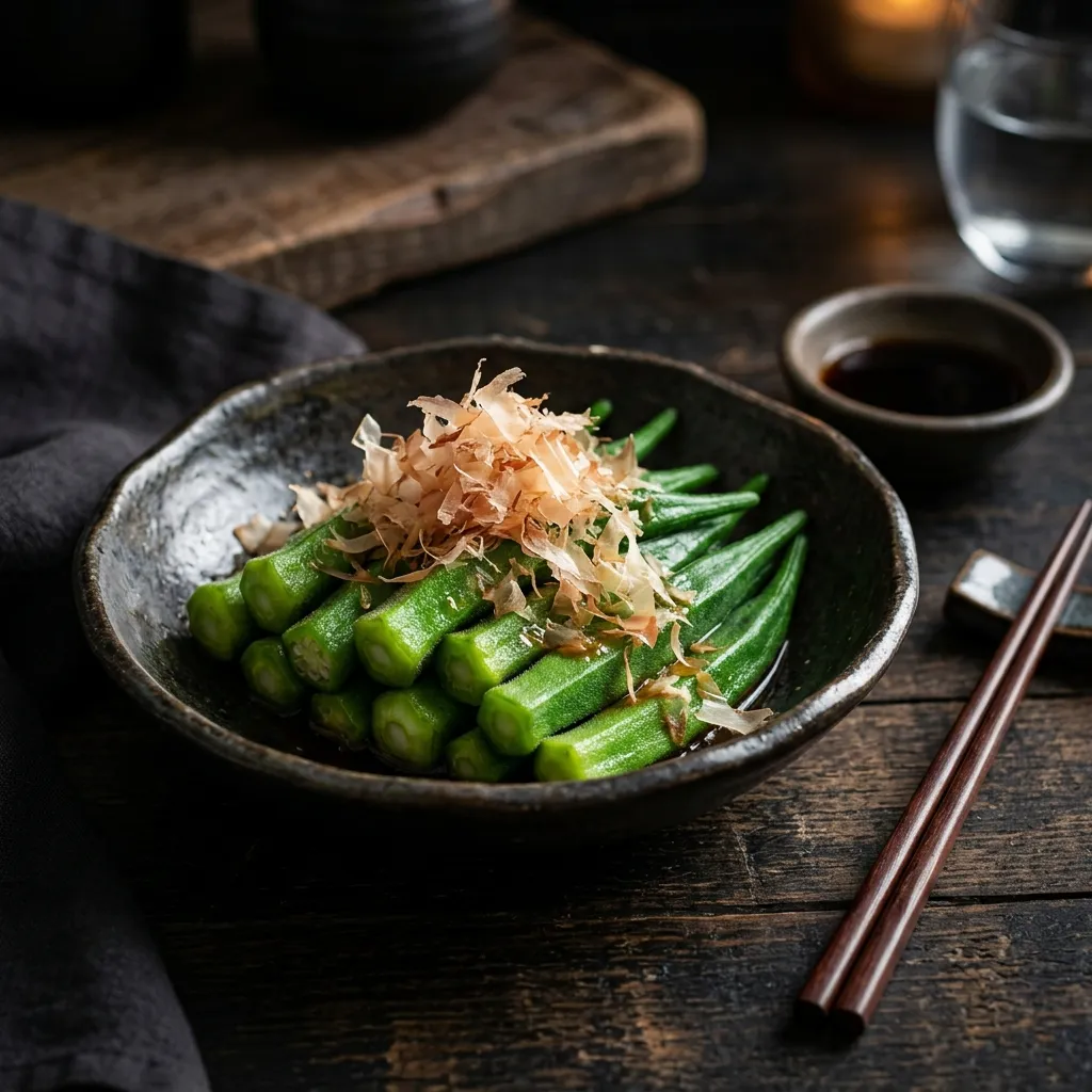 Chilled Japanese Okra Salad
