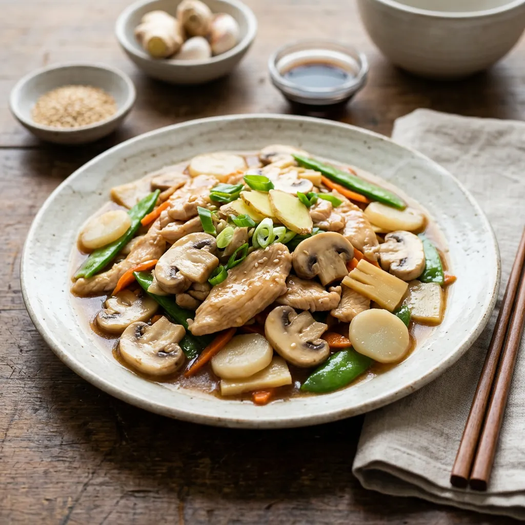 Chinese Moo Goo Gai Pan Recipe