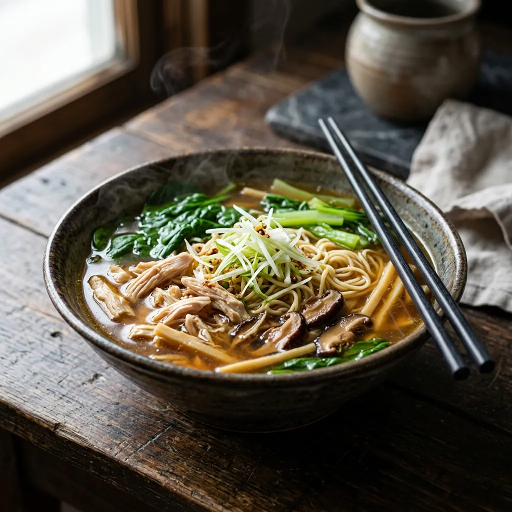 Chinese Noodles in Soup Recipe