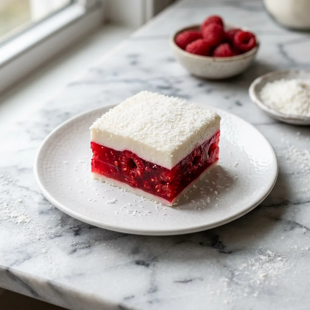 Chinese Raspberry Snowflake Cake Recipe