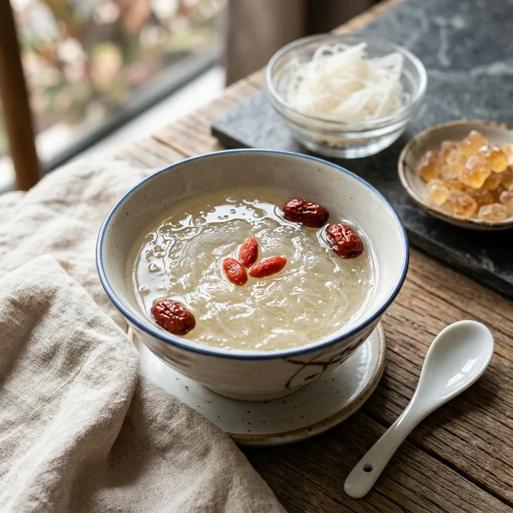 Chinese Swallow's Nest Soup With Rock Sugar