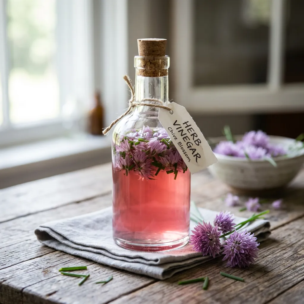 Chive Blossom Vinegar