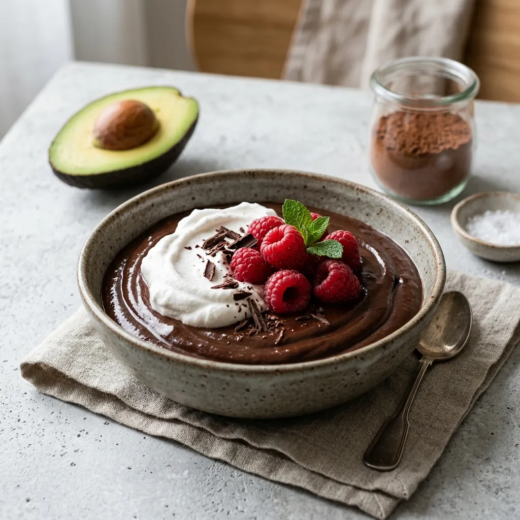 Chocolate Avocado Pudding