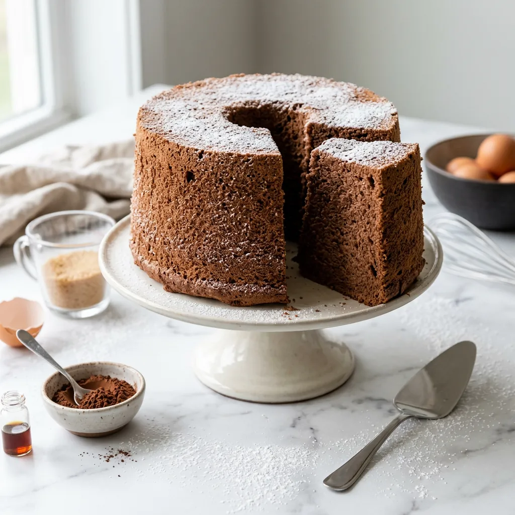 Chocolate Chiffon Cake Recipe