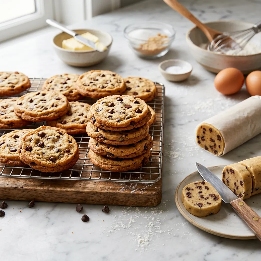 Chocolate Chip Icebox Cookies