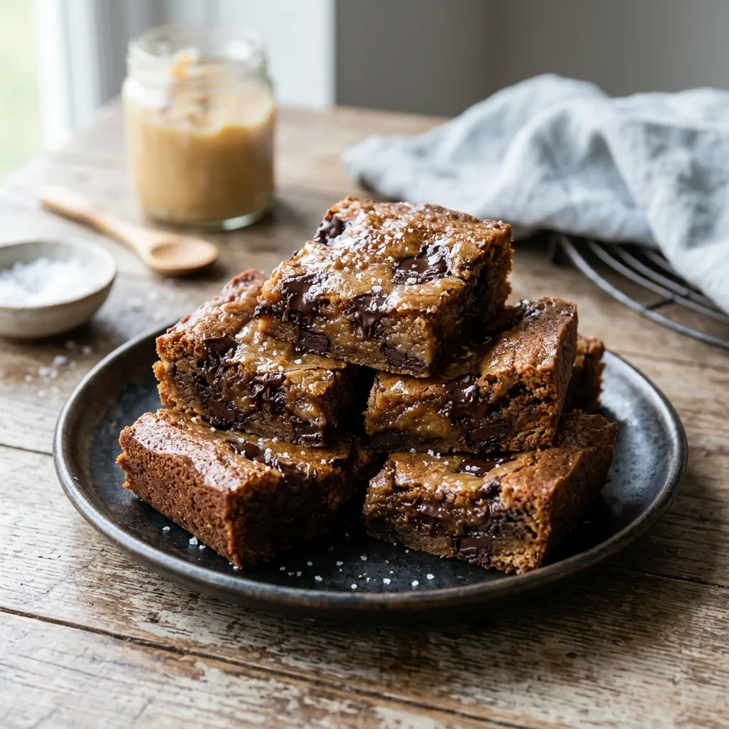 Chocolate Chunk Miso Blondies Recipe