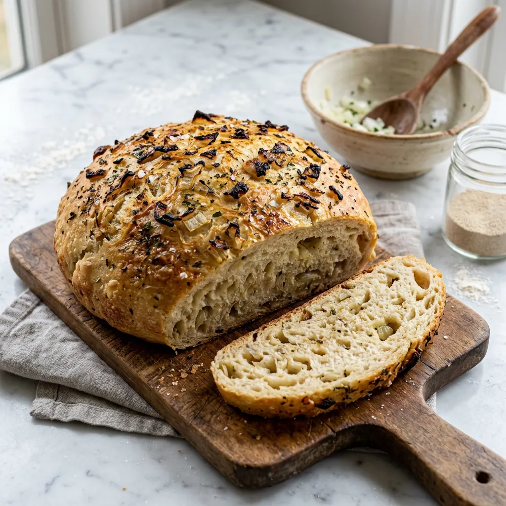 Chopped Onion Bread Recipe