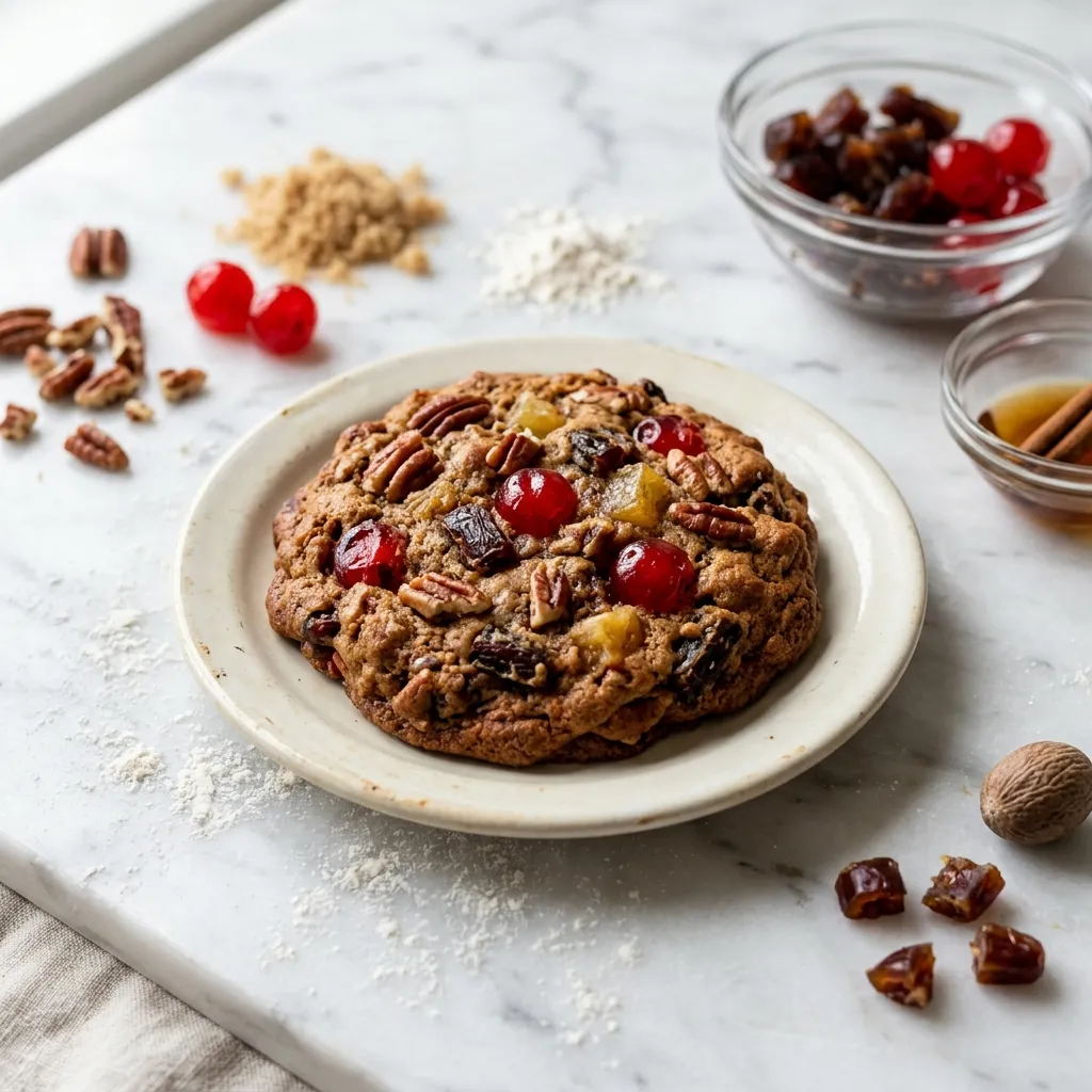 Christmas Lizzies Fruitcake Cookies