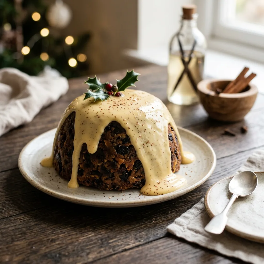 Christmas Spiced Custard Sauce