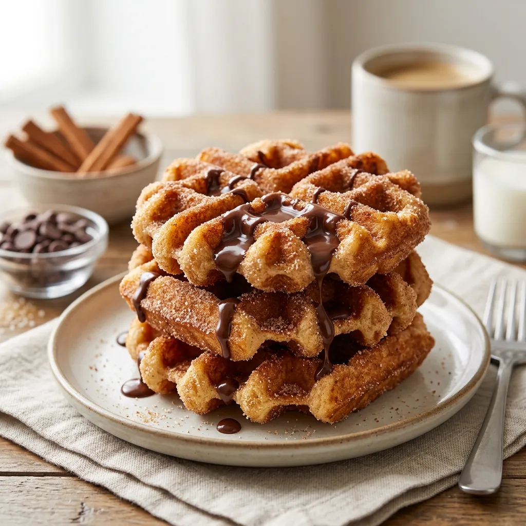 Churro Waffles Recipe
