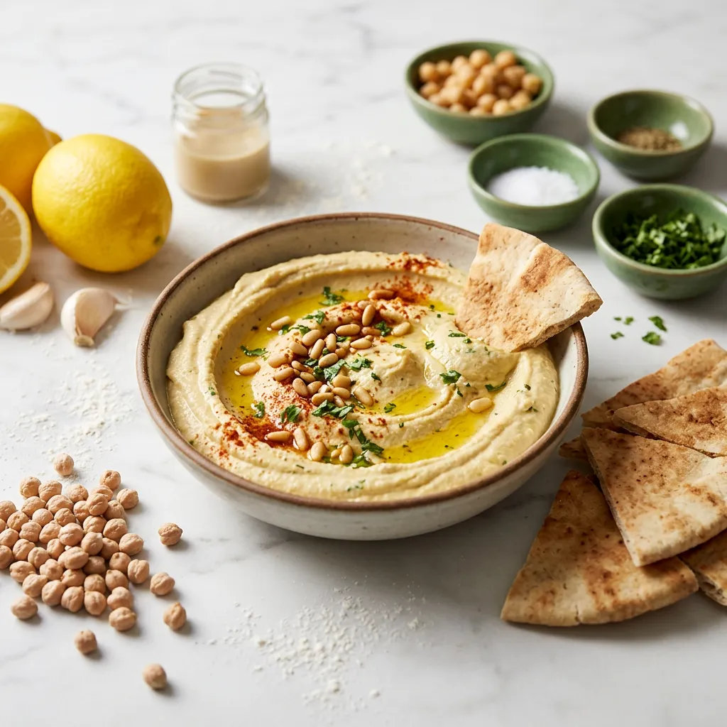 Cilantro and Lemon Hummus
