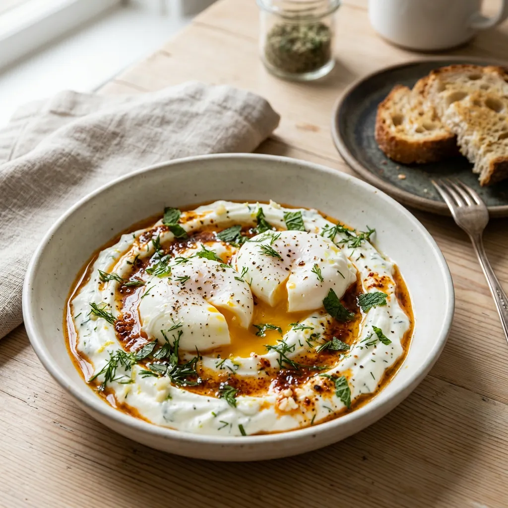 Çilbir (Turkish Eggs)