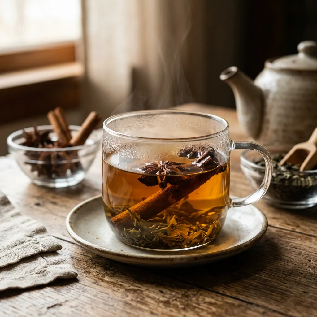 Cinnamon-Star Anise Green Tea