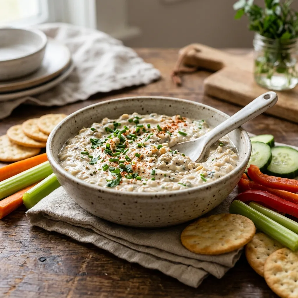 Clam Dip With Cream Cheese and Mayonnaise