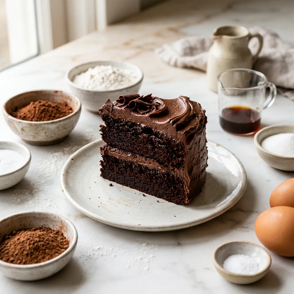 Classic and Easy Chocolate Cake