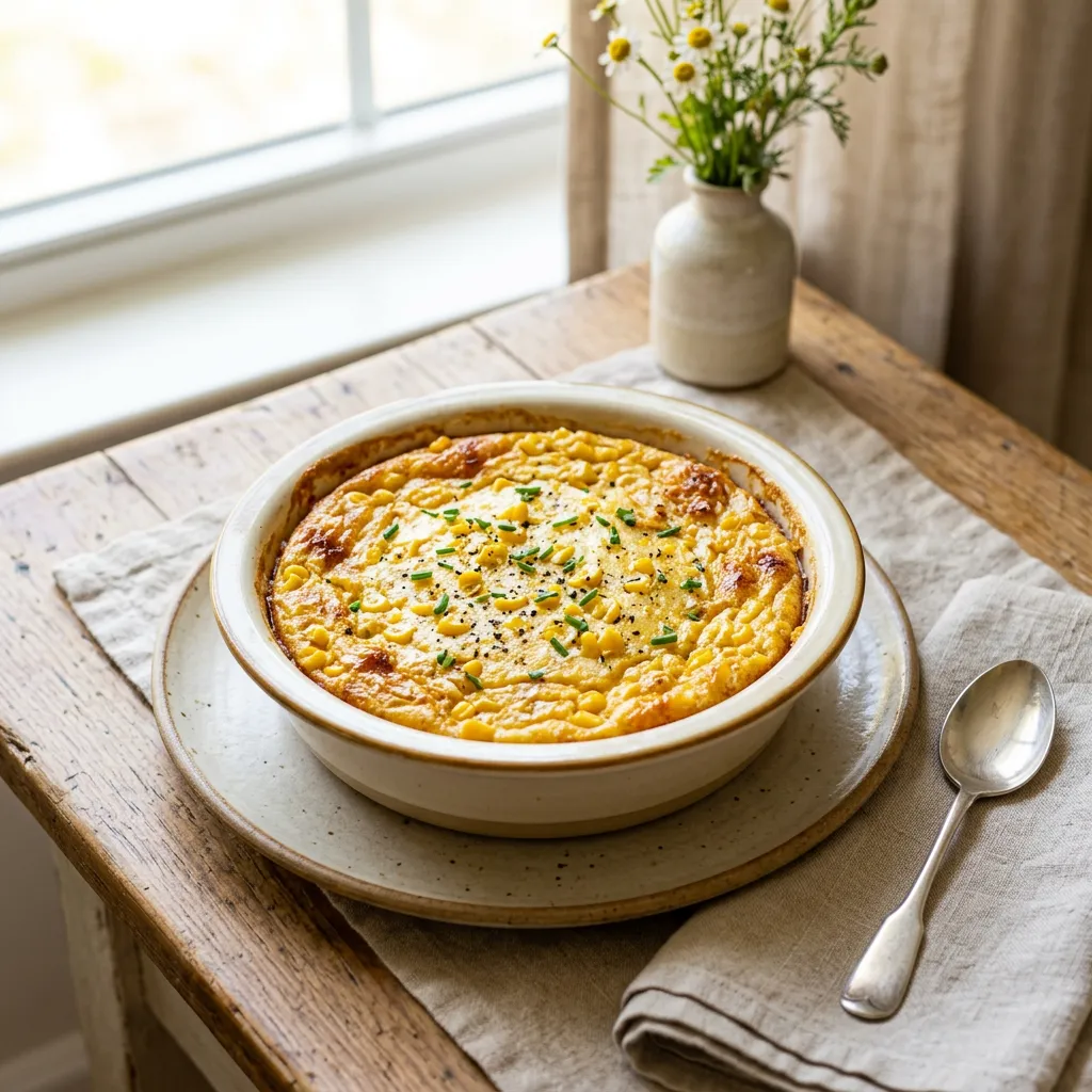 Classic Baked Corn Pudding