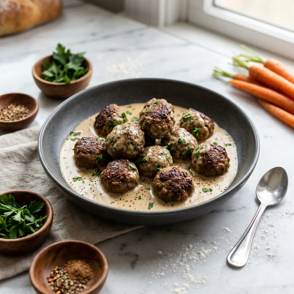 Classic Baked Swedish Meatballs