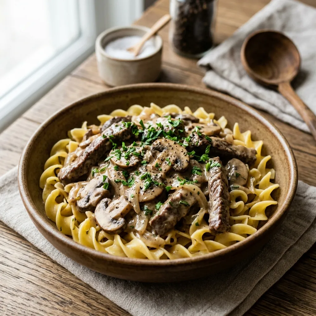 Classic Beef Stroganoff