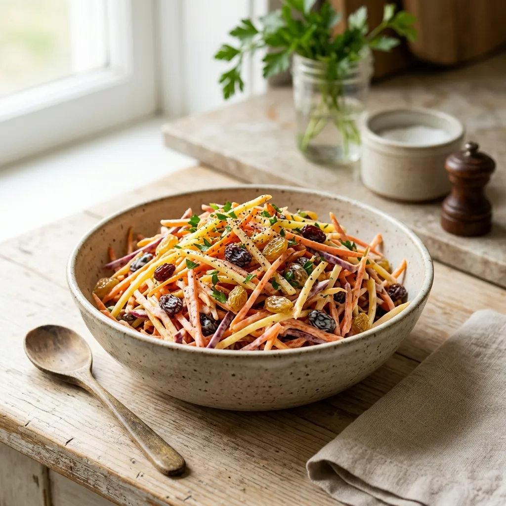 Classic Carrot Salad With Raisins