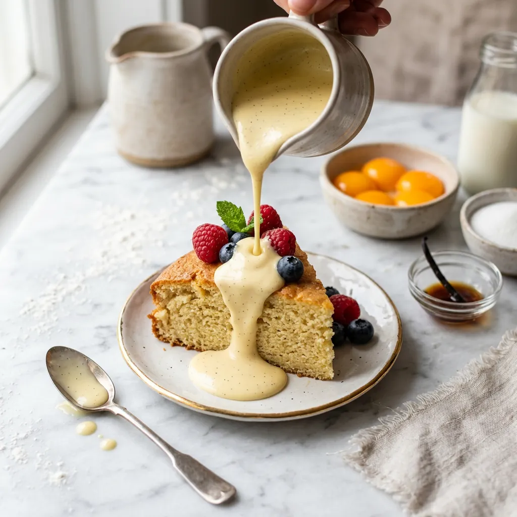 Classic Crème Anglaise (Vanilla Custard Sauce)