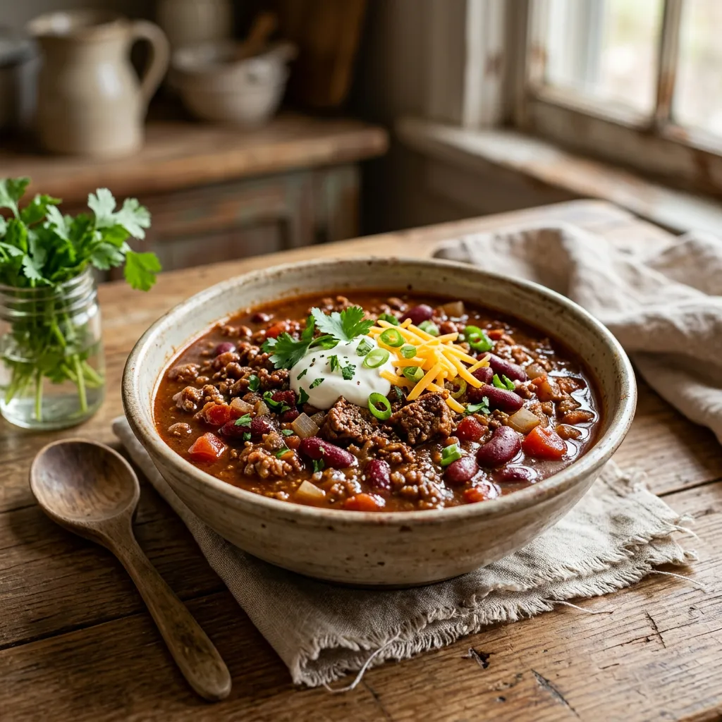 Classic Crockpot Chili