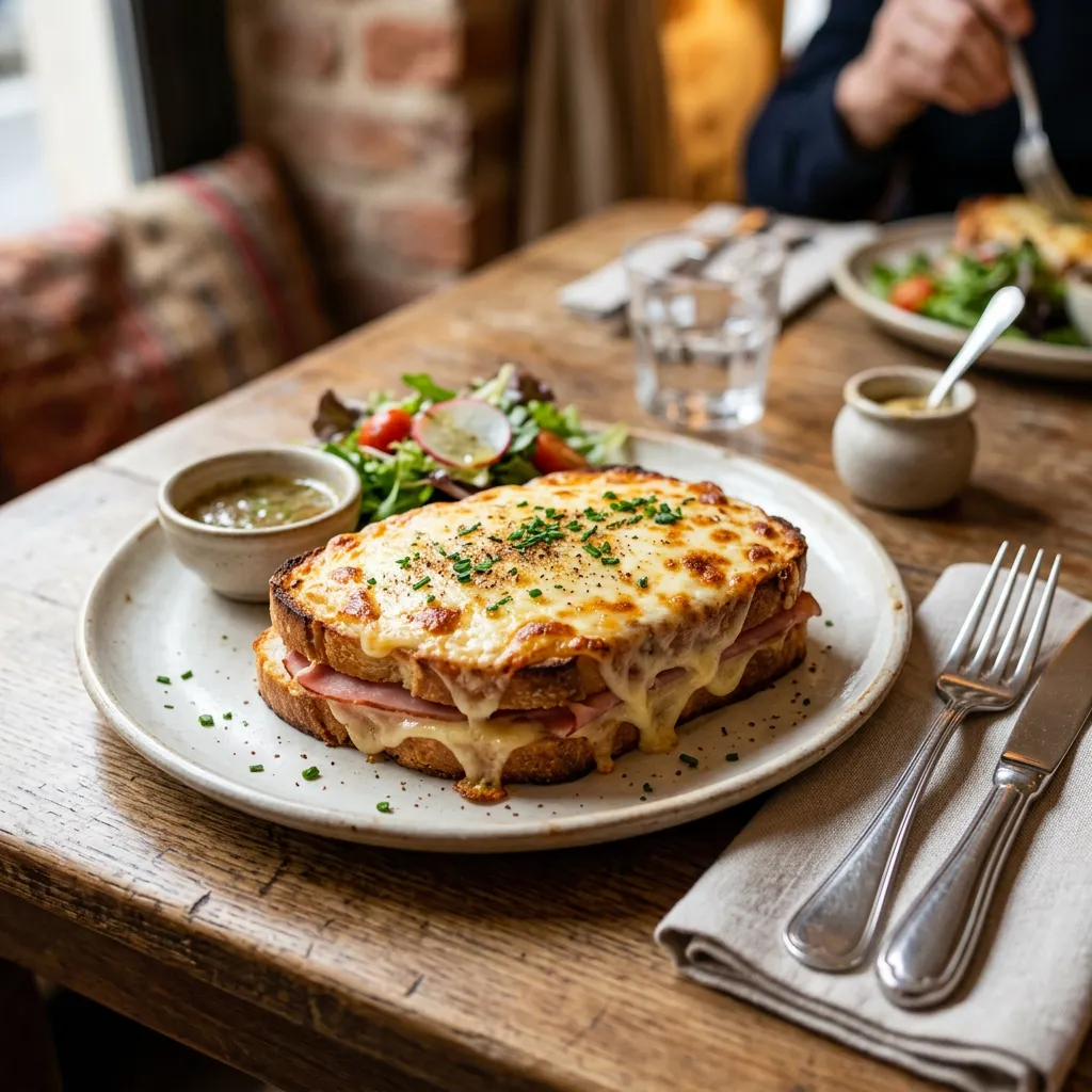 Classic Croque-Monsieur (French Grilled Ham & Cheese)