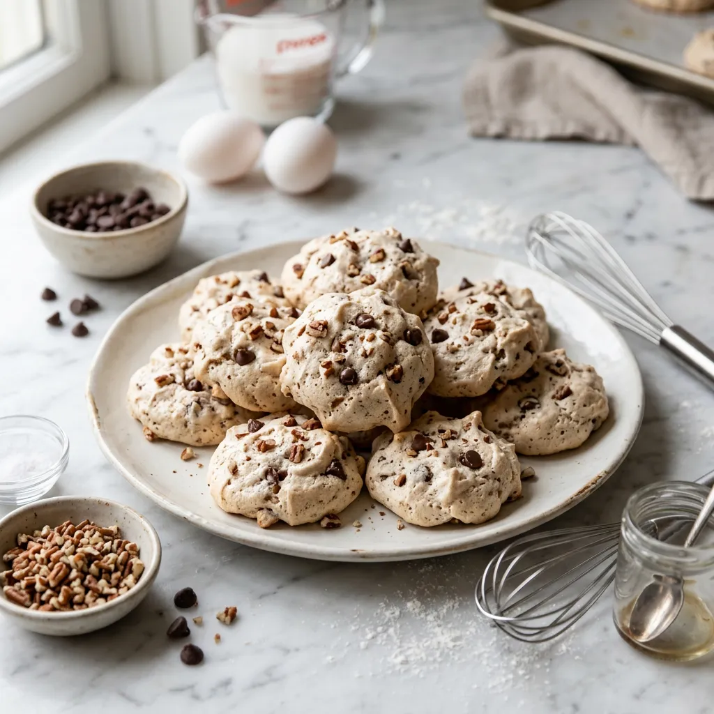 Finished Classic Forgotten Cookies dish