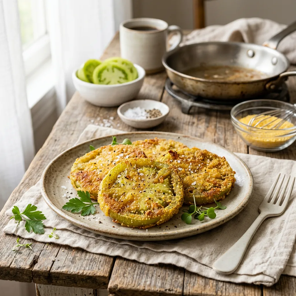 Classic Fried Green Tomatoes Recipe