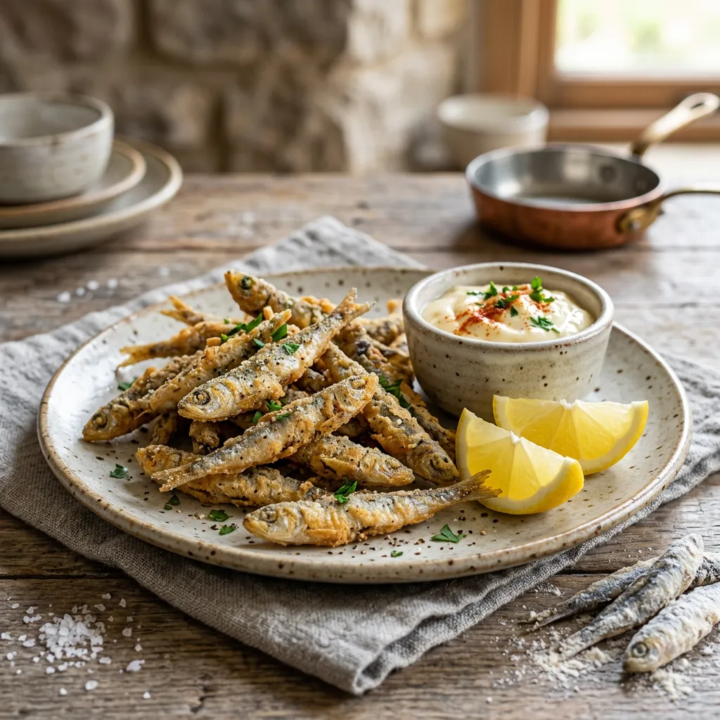 Classic Fried Whitebait (Fried Tiny Fish)