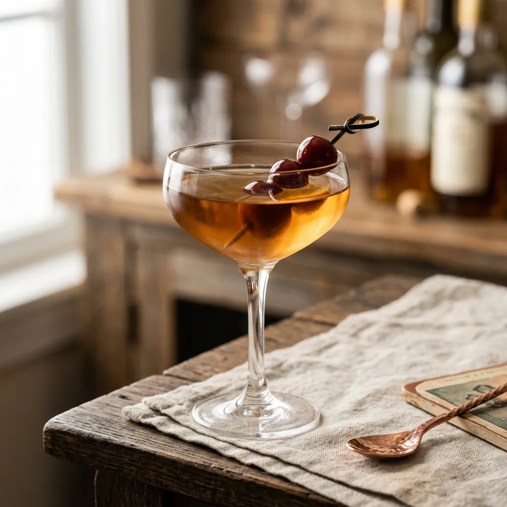 Classic Gin & It Cocktail