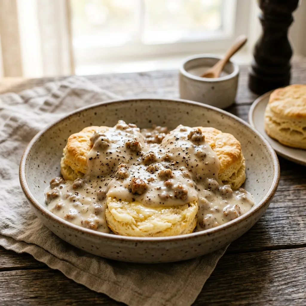 Classic Homemade Southern Sausage Gravy