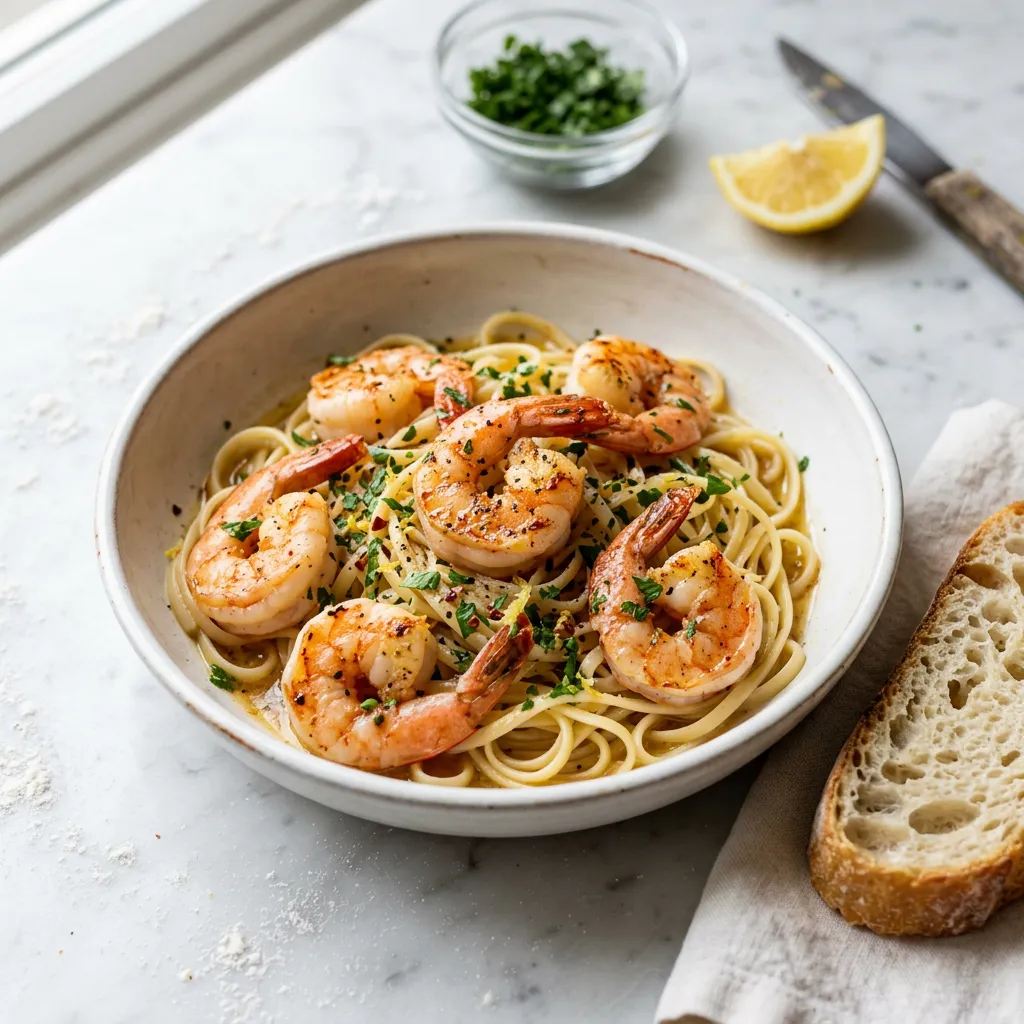 Classic Italian-American Shrimp Scampi