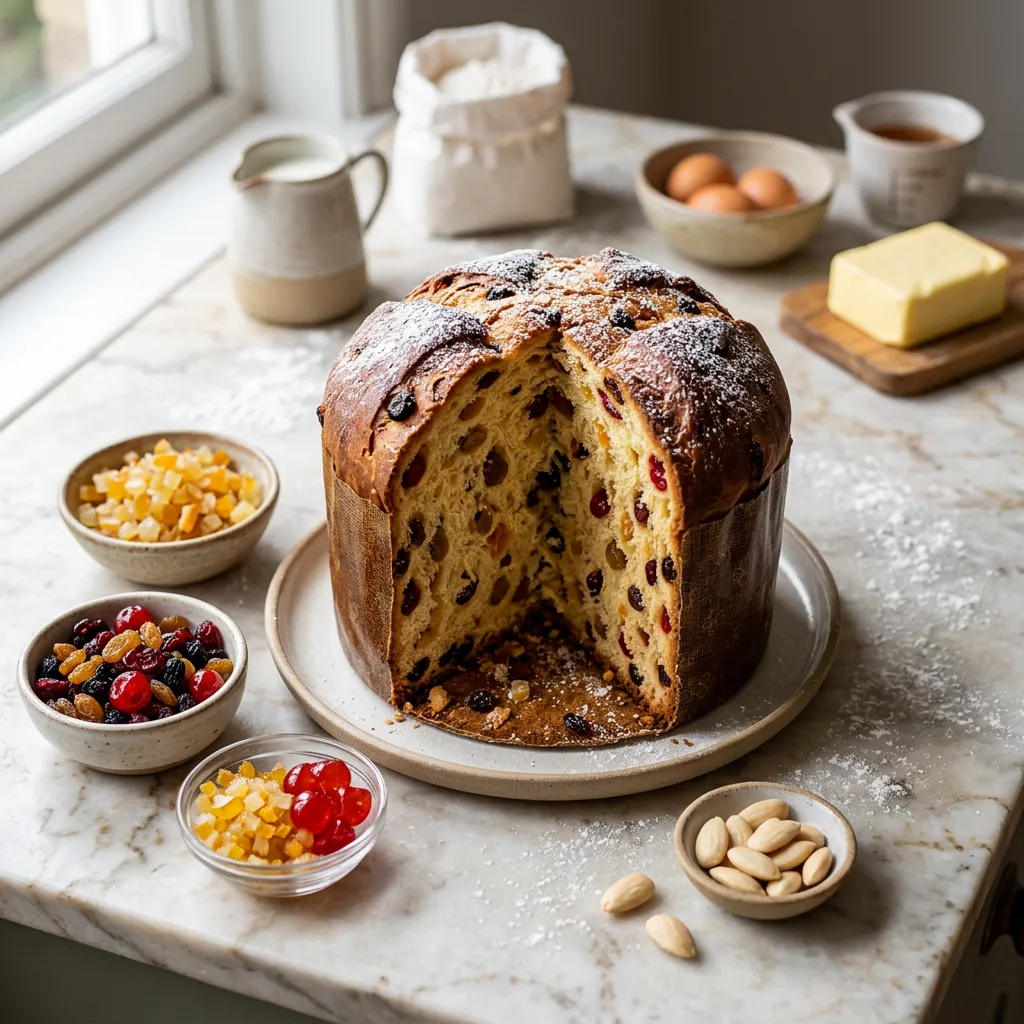 Classic Italian Christmas Panettone