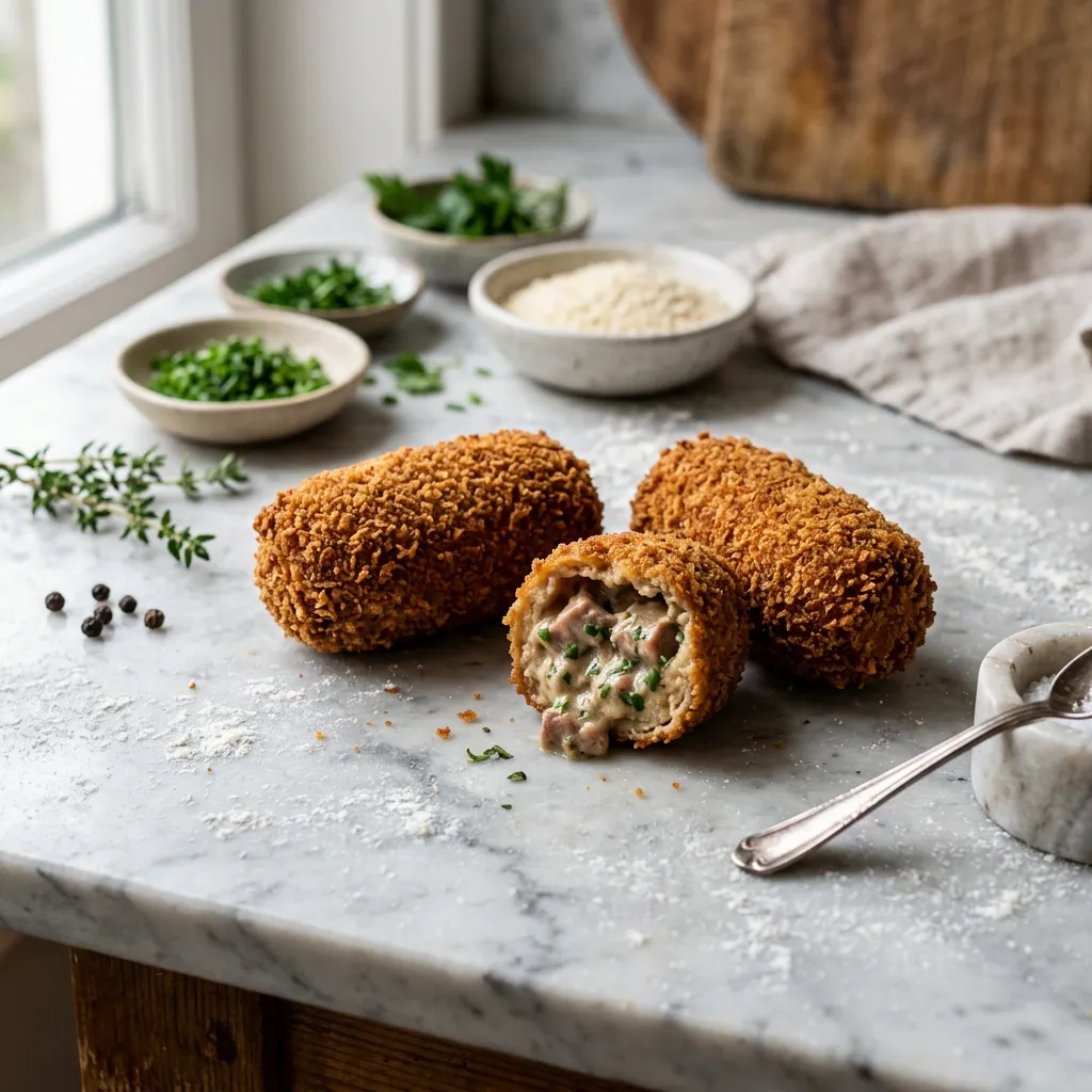 Classic Kalfskroketten (Dutch Veal Croquettes)
