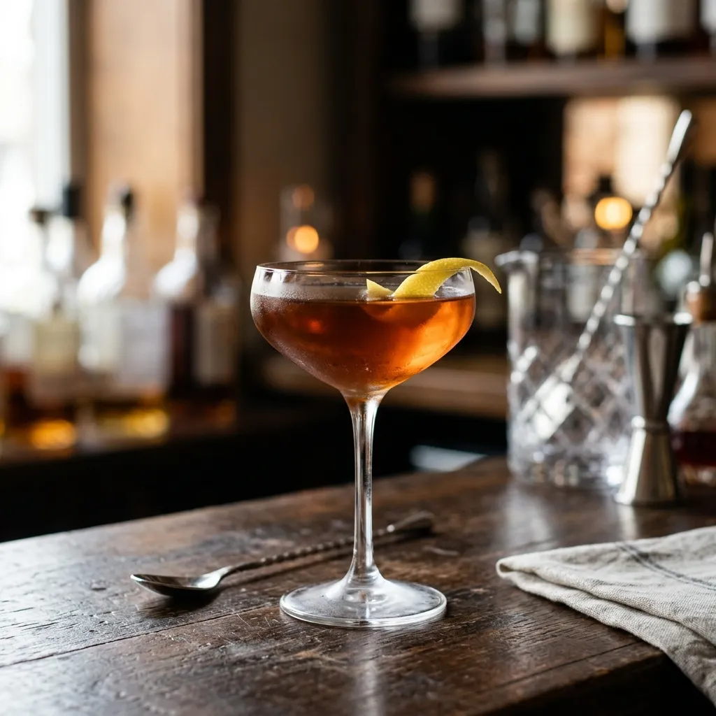 Classic Martinez Cocktail
