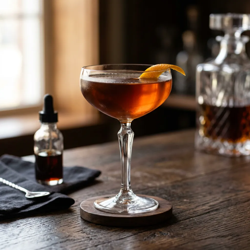 Classic Metropolitan Brandy Cocktail