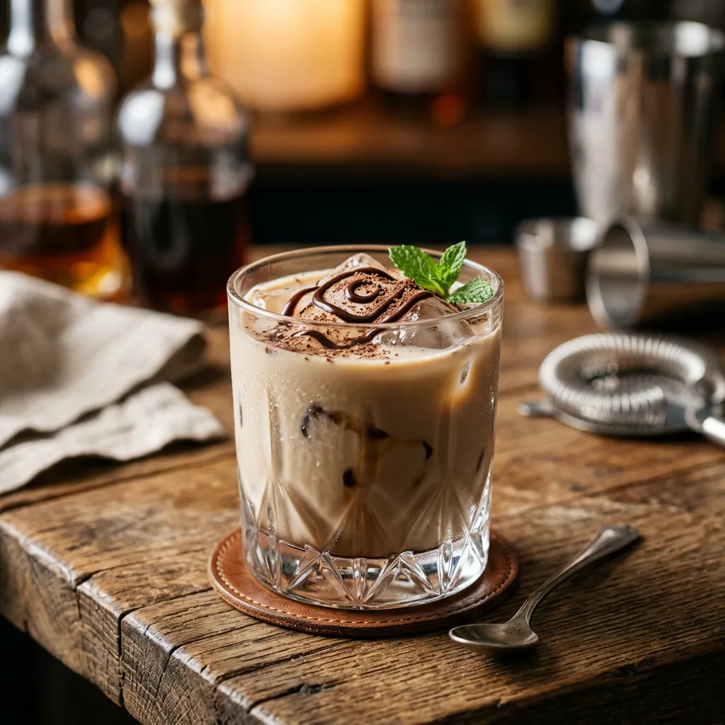 Classic Mudslide Cocktail