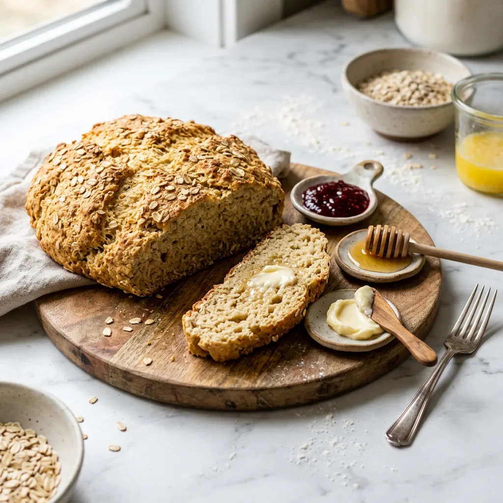 Classic Oat Bannock Bread Recipe