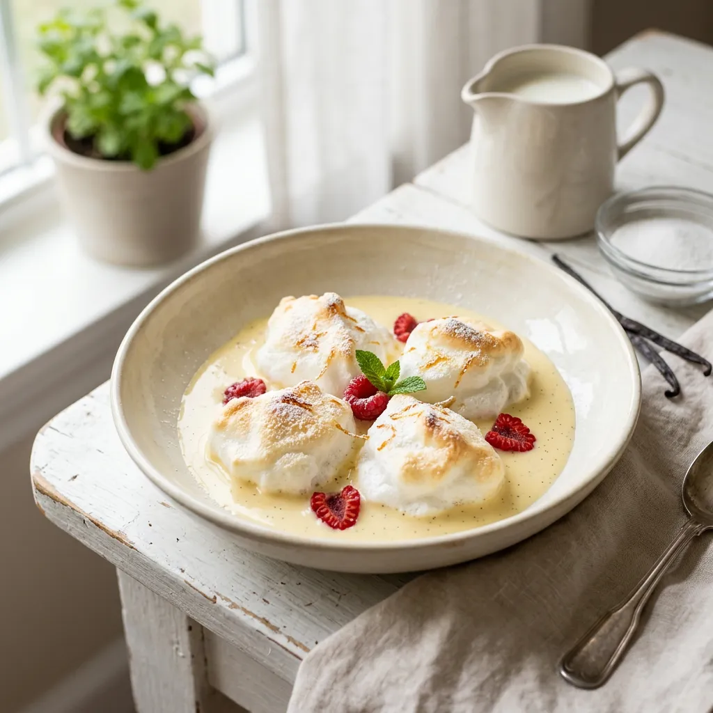 Classic Oeufs à la Neige Recipe (Snow Eggs)