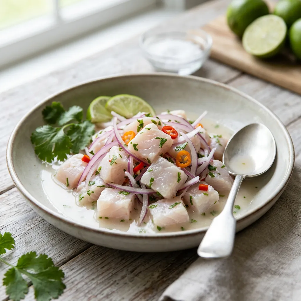Classic Peruvian Ceviche