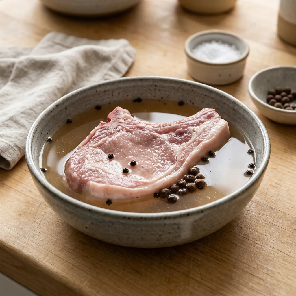 Classic Pork Chops and Tenderloin Salt Brine