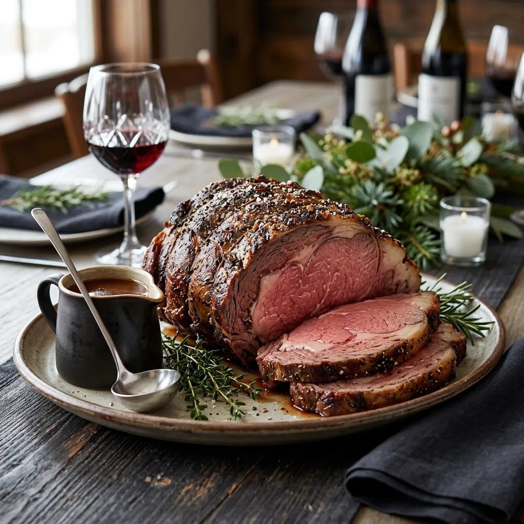 Classic Roast Prime Rib of Beef Au Jus