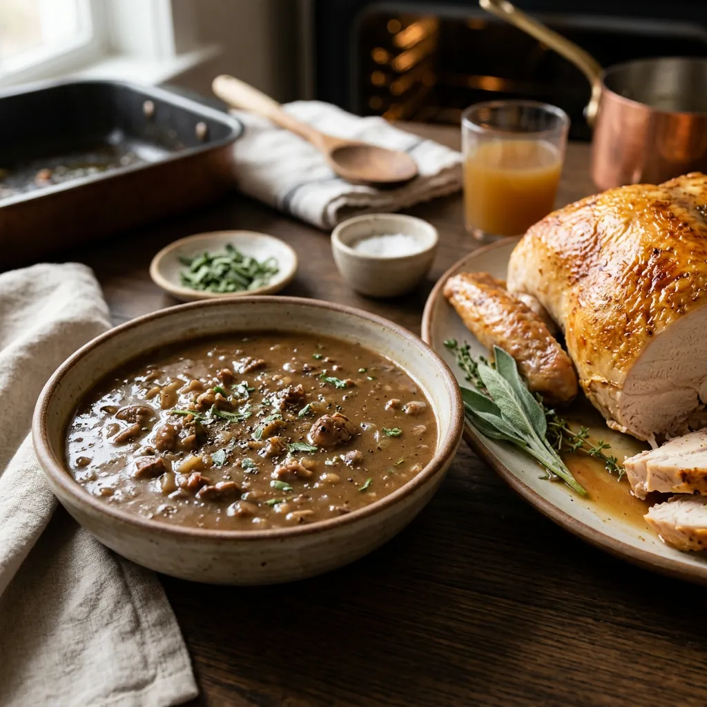 Classic Turkey Giblet Gravy