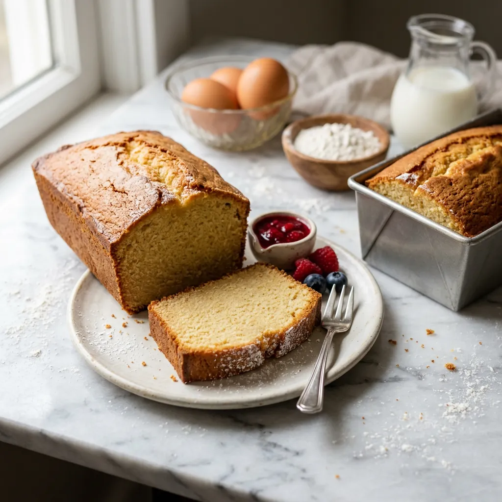 Classic Two Egg Vanilla Pound Cake