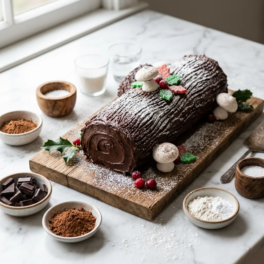 Classic Yule Log (Bûche de Noël)