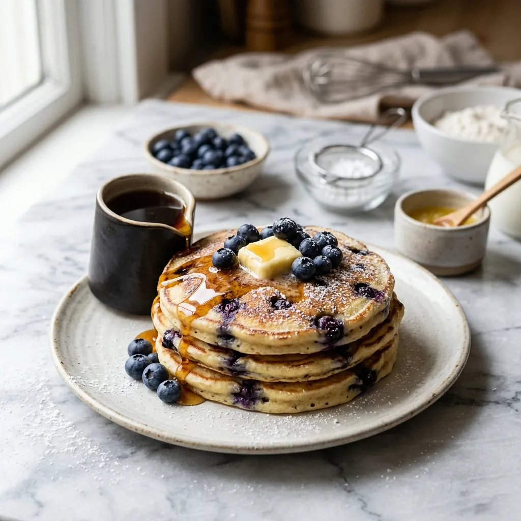 Clinton Street Baking Co. Famous Blueberry Pancakes