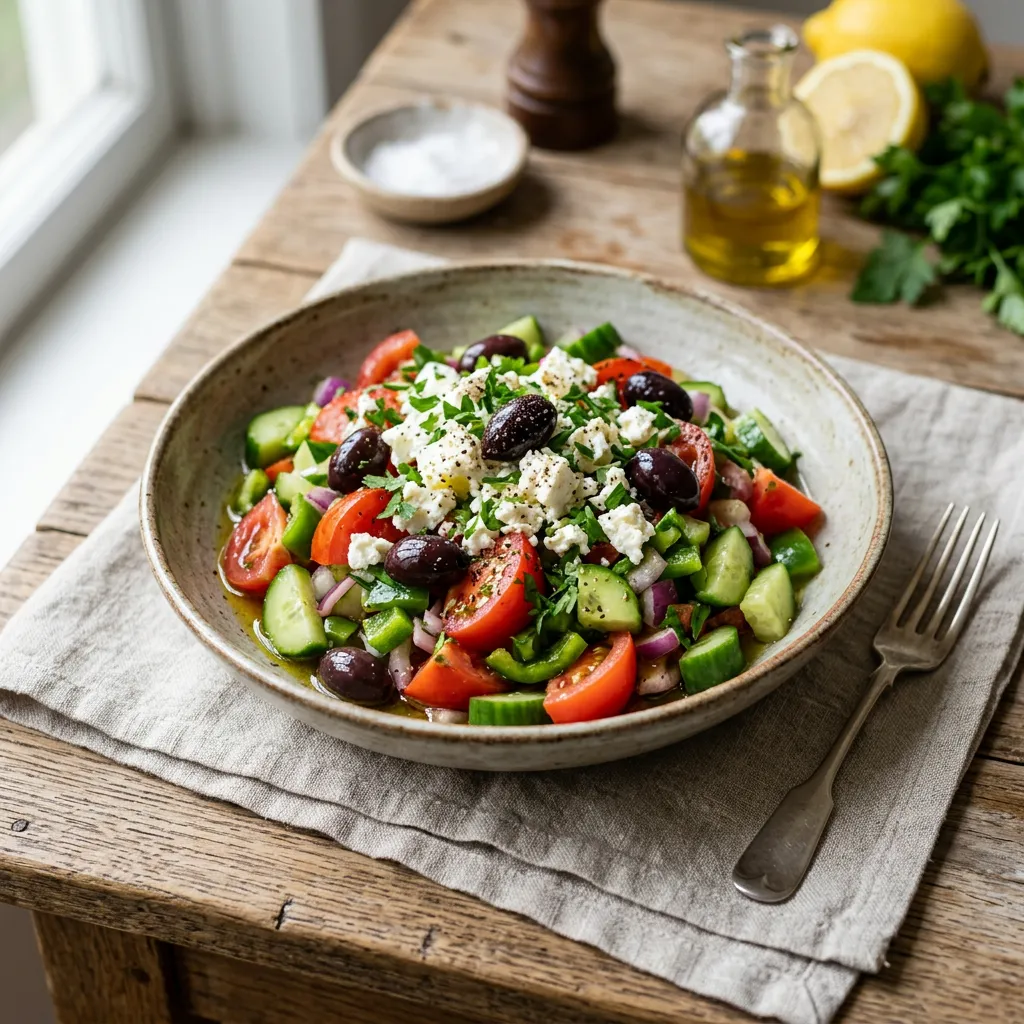 Çoban Salatası (Turkish Shepherd's Salad) Recipe