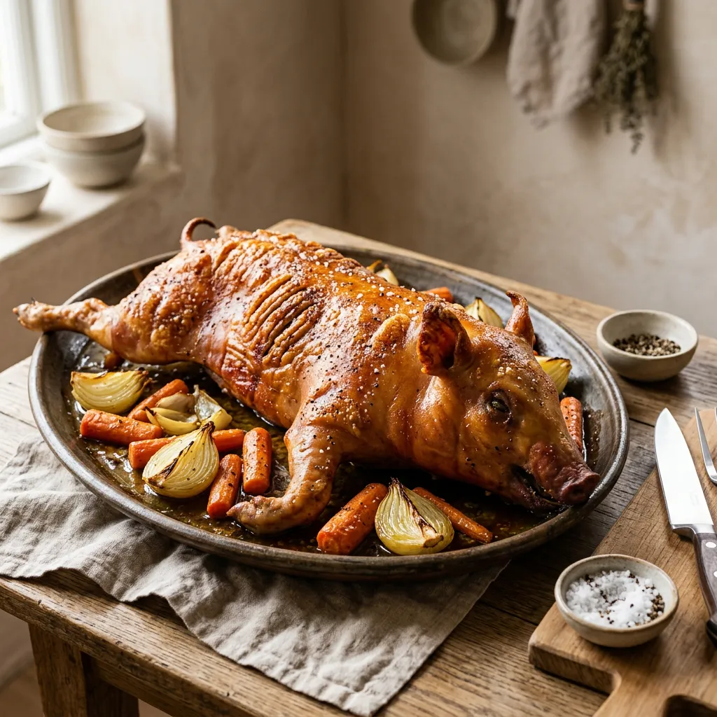 Cochinillo Asado: Spanish Roast Suckling Pig