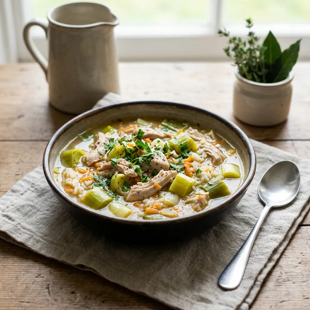 Cock-a-Leekie Soup